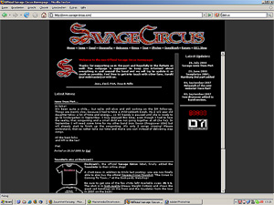 Savage Circus Homepage